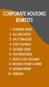 Infographic - Corporate Housing Benefits